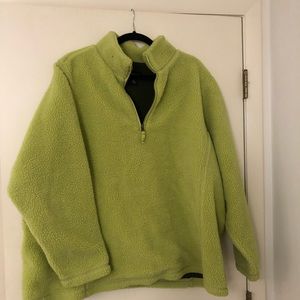 Lands’ End quarter-zip fleece pullover